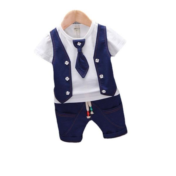 summer children fashion tracksuits baby boys tie t-shirt shorts 2pcs/sets kids gentleman cotton clothes infant sportswear clothing sets, White
summer children fashion tracksuits baby boys tie t-shirt shorts 2pcs/sets kids gentleman cotton clothes infant sportswear clothing sets, White