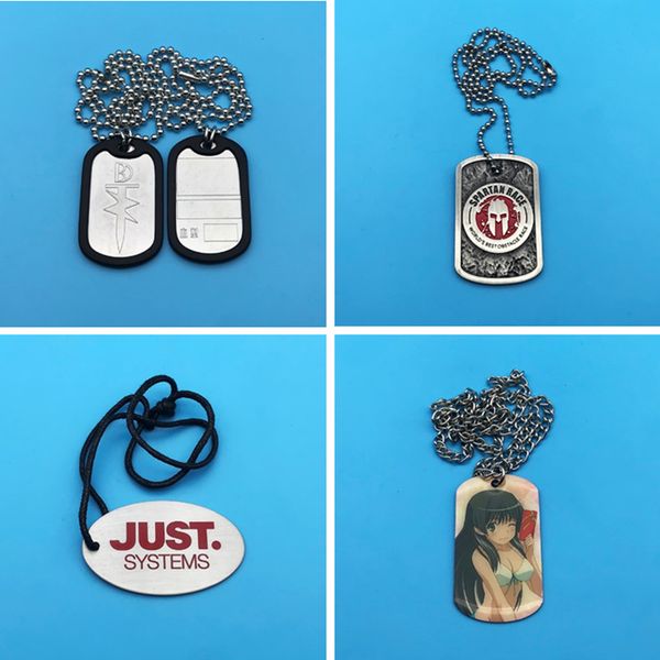 metal dog military identity tag, hanging tag necklace, welcome to consult, large order quantity is preferred
metal dog military identity tag, hanging tag necklace, welcome to consult, large order quantity is preferred
