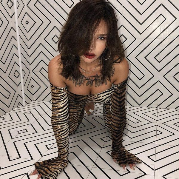 women's jumpsuits & rompers womens bandage jumpsuit off shoulder long sleeve leopard striped evening party clothes, Black;white
women's jumpsuits & rompers womens bandage jumpsuit off shoulder long sleeve leopard striped evening party clothes, Black;white