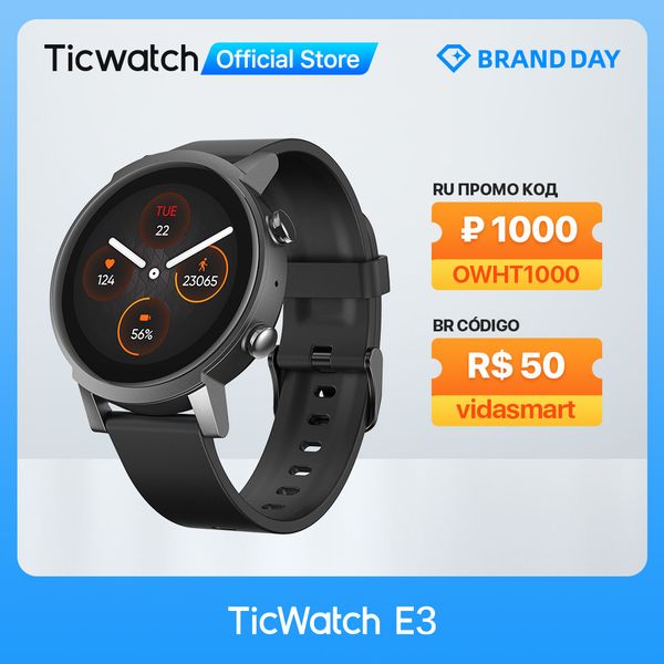 ticwatch e3 wear os smartwatch man snapdragon 4100 8gb rom 21 sports modes ip68 waterproof google pay smart watch, Slivery;brown
ticwatch e3 wear os smartwatch man snapdragon 4100 8gb rom 21 sports modes ip68 waterproof google pay smart watch, Slivery;brown