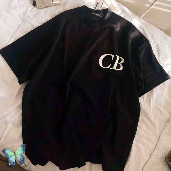 oversized 1:1 men women cole buxton cb t-shirt simple letter style summer teas, White;black 
oversized 1:1 men women cole buxton cb t-shirt simple letter style summer teas, White;black