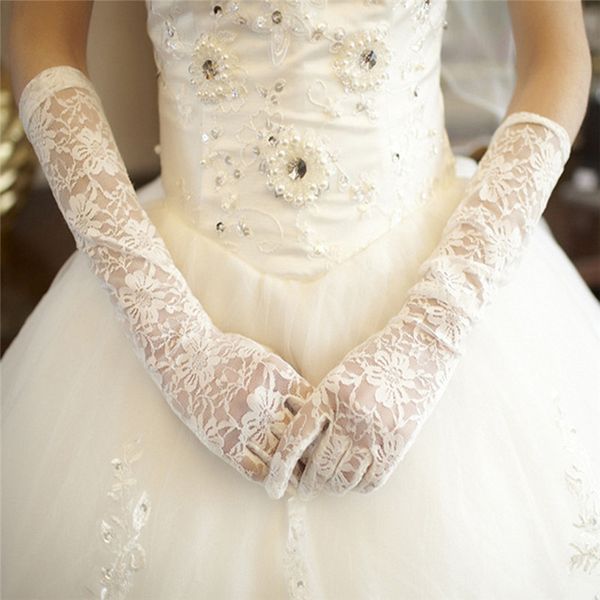 bridal gloves 1 pair white ivory wedding gloves for women girls elbow length full finger lace gloves elegant bridal accessories
bridal gloves 1 pair white ivory wedding gloves for women girls elbow length full finger lace gloves elegant bridal accessories