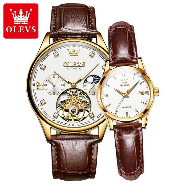 wristwatches 2021 products men's mechanical watch moon phase sapphire multifunctional automatic leather bracelet, Slivery;brown
wristwatches 2021 products men's mechanical watch moon phase sapphire multifunctional automatic leather bracelet, Slivery;brown