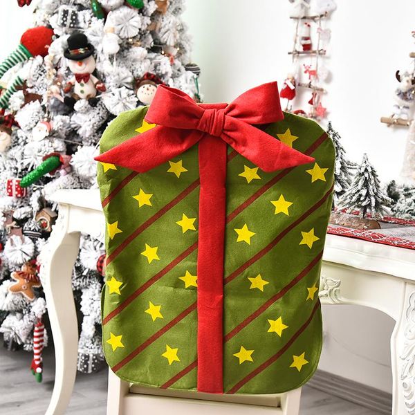 chair covers christmas back cover gift box shape bow decoration cute printing sashes
chair covers christmas back cover gift box shape bow decoration cute printing sashes
