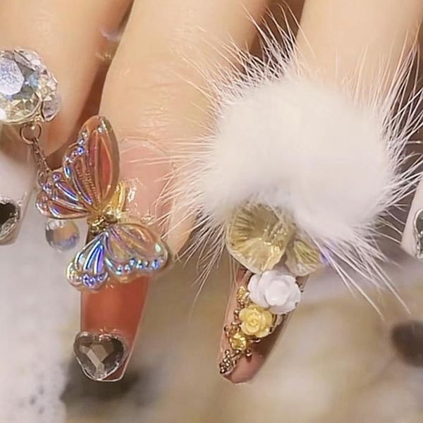 cute 5pcs pompoms plush ball 3d nail art decorations fashion fluffy jewelry magnetic accessories manicure detachable j8g4, Silver;gold
cute 5pcs pompoms plush ball 3d nail art decorations fashion fluffy jewelry magnetic accessories manicure detachable j8g4, Silver;gold
