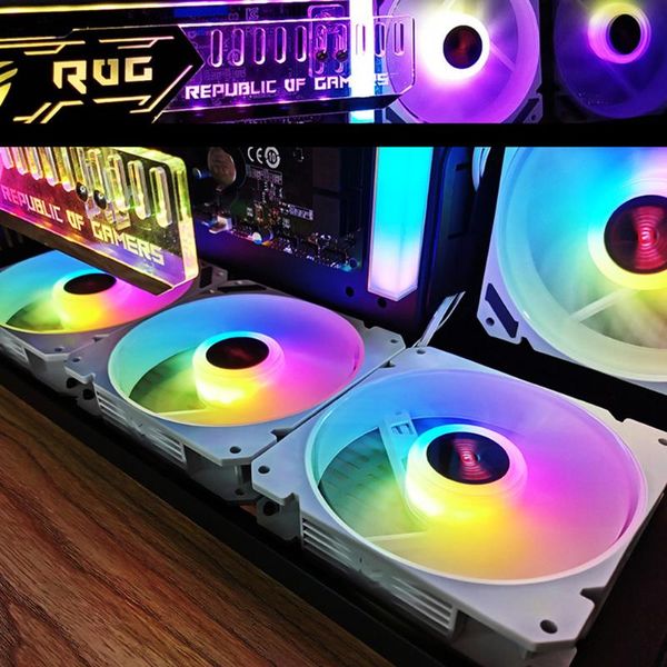 120mm 3-pin argb chassis cooling fan for deskpc case silent 4-pin pwm heatsink radiator cooler fans & coolings
120mm 3-pin argb chassis cooling fan for deskpc case silent 4-pin pwm heatsink radiator cooler fans & coolings