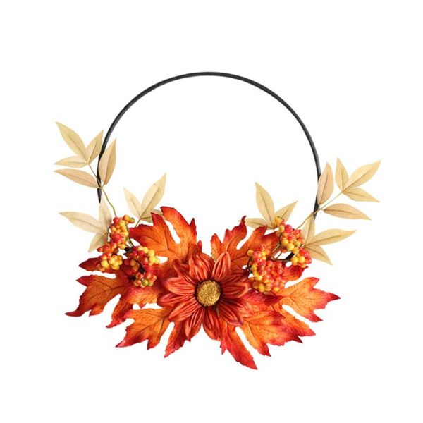 decorative flowers & wreaths 1pc imitated wall wreath adornment door hanging pendant orange
decorative flowers & wreaths 1pc imitated wall wreath adornment door hanging pendant orange