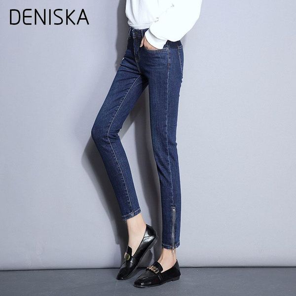women's jeans deniska 2021 fashion boyfriend for women pencil high waist slim elastic skinny trousers fit lady, Blue
women's jeans deniska 2021 fashion boyfriend for women pencil high waist slim elastic skinny trousers fit lady, Blue