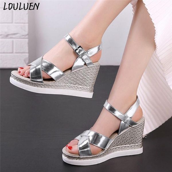 platform high heel sandals fashion women buckle beach shoes casual wedges sandali sandalias mujer 2021 gift plataforma, Black
platform high heel sandals fashion women buckle beach shoes casual wedges sandali sandalias mujer 2021 gift plataforma, Black