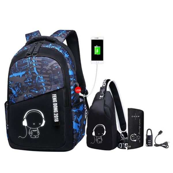 school bags luminous oxford for teenage boys large backpack teenagers bagpack high student casual travel bag
school bags luminous oxford for teenage boys large backpack teenagers bagpack high student casual travel bag