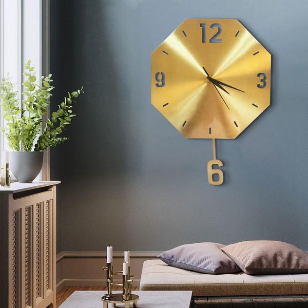 wall clocks metal swingable clock mute golden living room light luxury digital with pendulum duvar saat home decor l
wall clocks metal swingable clock mute golden living room light luxury digital with pendulum duvar saat home decor l