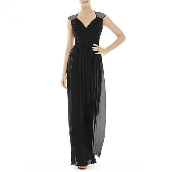 party dresses spring long banquet evening dress v-neck sleeveless lace-up fashion waist slim wedding bridesmaid, White;black
party dresses spring long banquet evening dress v-neck sleeveless lace-up fashion waist slim wedding bridesmaid, White;black