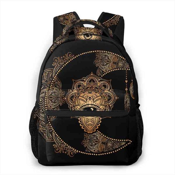 backpack women shoulder bag for teenage girls boho golden moon and sun mandala bagpack female ladies school
backpack women shoulder bag for teenage girls boho golden moon and sun mandala bagpack female ladies school