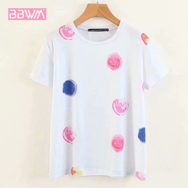 women's t-shirt loose skinny fun graffiti print chic female round neck short sleeve fashion wild small fresh pullover 210507, White
women's t-shirt loose skinny fun graffiti print chic female round neck short sleeve fashion wild small fresh pullover 210507, White