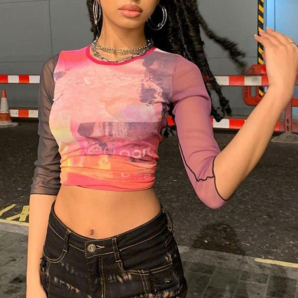 women's t-shirt y2k aesthetic mesh crop 90s vintage print half sleeve women harajuku pink cute sweats tee fashion streetwear summer, White
women's t-shirt y2k aesthetic mesh crop 90s vintage print half sleeve women harajuku pink cute sweats tee fashion streetwear summer, White