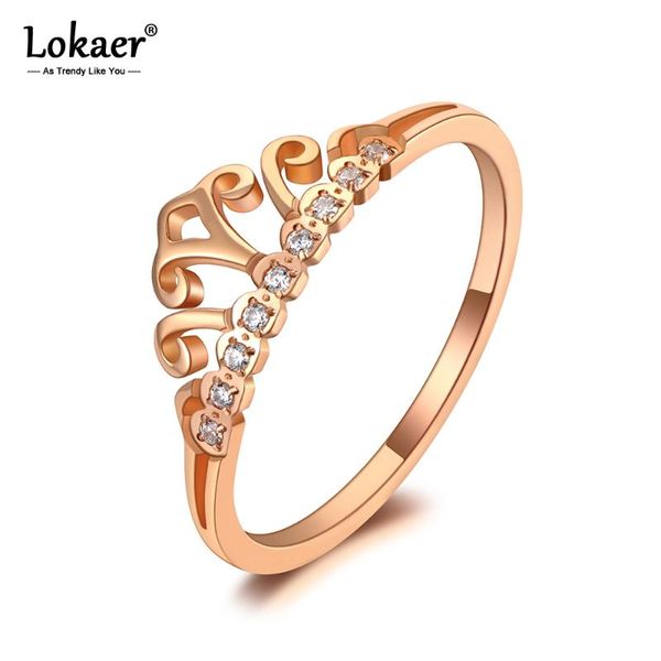 wedding rings lokaer trendy pave setting cz crystal crown jewelry stainless steel rose gold rhinestone ring for women r20045, Slivery;golden
wedding rings lokaer trendy pave setting cz crystal crown jewelry stainless steel rose gold rhinestone ring for women r20045, Slivery;golden