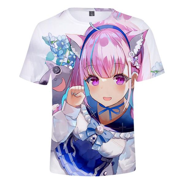 men's t-shirts hololive vtuber minato aqua 3d spring summer preppy style men/women street clothes t-shirt lovely kawaii retro innovatio, White;black
men's t-shirts hololive vtuber minato aqua 3d spring summer preppy style men/women street clothes t-shirt lovely kawaii retro innovatio, White;black