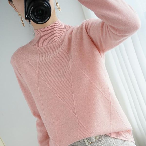 100%wool sweater women sweaters and pullover long sleeve turtleneck loose female knitted pull femme women's, White;black
100%wool sweater women sweaters and pullover long sleeve turtleneck loose female knitted pull femme women's, White;black