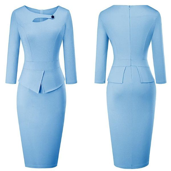 casual dresses nice-forever vintage elegant solid color work business formal bodycon sheath women dress b591 gjnn, Black;gray
casual dresses nice-forever vintage elegant solid color work business formal bodycon sheath women dress b591 gjnn, Black;gray