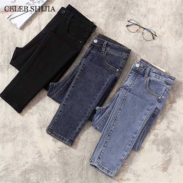 chic elastic denim skinny jeans woman high waist pencil pants korean fashion show slim light blue gray jean female 210927
chic elastic denim skinny jeans woman high waist pencil pants korean fashion show slim light blue gray jean female 210927