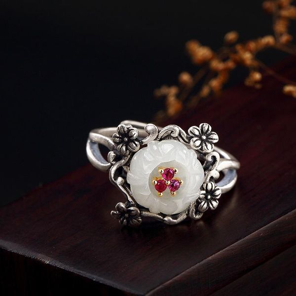 wedding rings s925 pure silver natural an jade and white mosaic plum blossom lady retro high-end ring wholesale, Slivery;golden
wedding rings s925 pure silver natural an jade and white mosaic plum blossom lady retro high-end ring wholesale, Slivery;golden