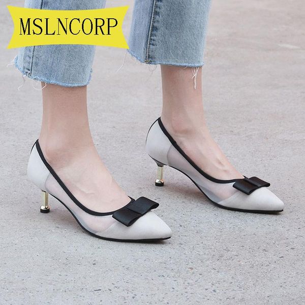 dress shoes big size 34-43 fashion delicate sweet bowknot stiletto high heel mesh pointed women pumps toe thin shoe, Black
dress shoes big size 34-43 fashion delicate sweet bowknot stiletto high heel mesh pointed women pumps toe thin shoe, Black