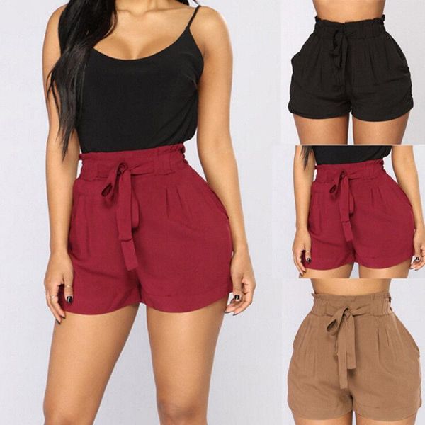 women's shorts 2021 brand fashion summer casual lace up loose bow beach high elastic waist short bandage ss, White;black
women's shorts 2021 brand fashion summer casual lace up loose bow beach high elastic waist short bandage ss, White;black