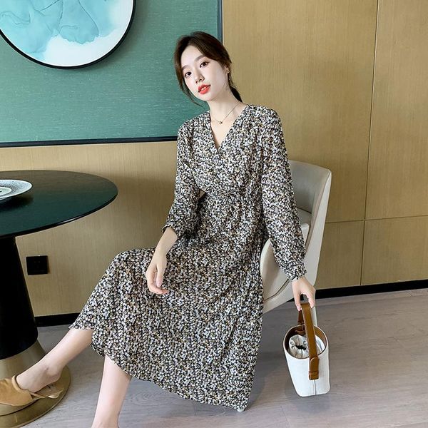 casual dresses hebe&eos woman autumn dress with floral pattern elegant vintage boho v-neck midi women long sleeves fashion vestidos, Black;gray
casual dresses hebe&eos woman autumn dress with floral pattern elegant vintage boho v-neck midi women long sleeves fashion vestidos, Black;gray
