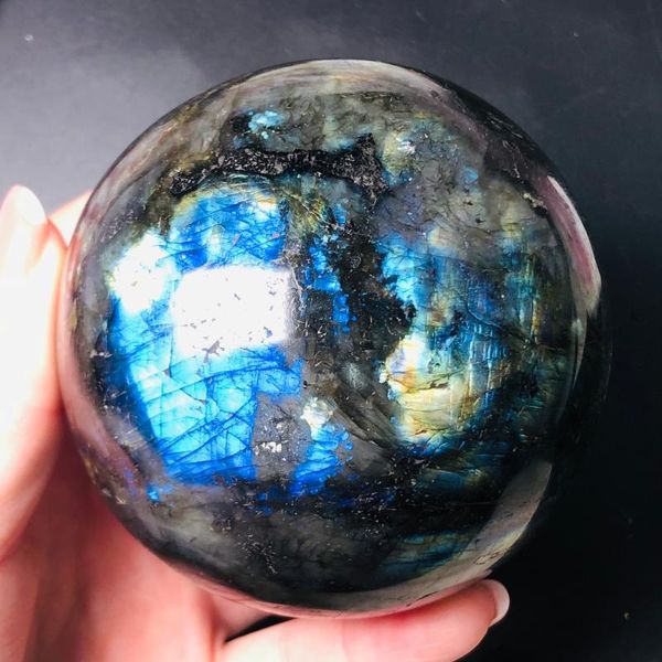 200-1000g natural labradorite crystal orb gemstone sphere ball reiki healing decorative objects & figurines 
200-1000g natural labradorite crystal orb gemstone sphere ball reiki healing decorative objects & figurines