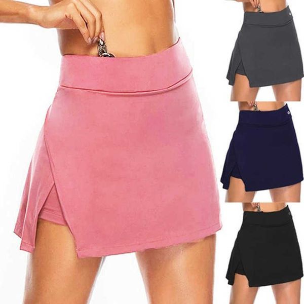 fashion skirts 2021 women's solid short irregular split leisure high waist elastic, Black
fashion skirts 2021 women's solid short irregular split leisure high waist elastic, Black
