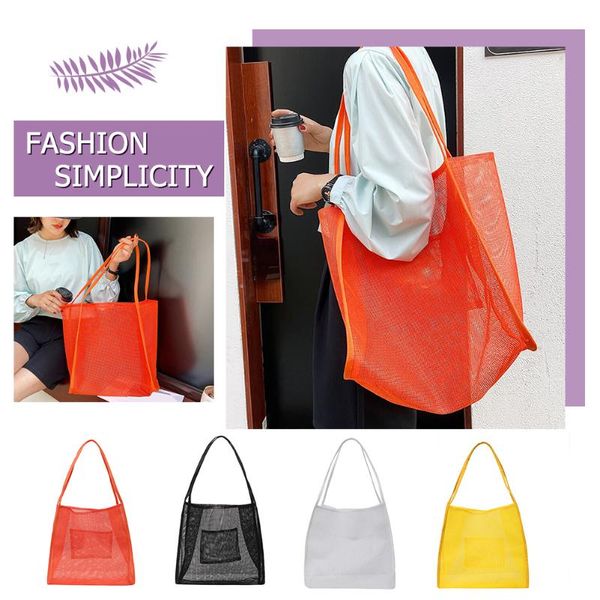 evening bags daily use women mesh handbag fashion ladies foldable shopping shoulder reusable beach bag designer light large casual tote
evening bags daily use women mesh handbag fashion ladies foldable shopping shoulder reusable beach bag designer light large casual tote