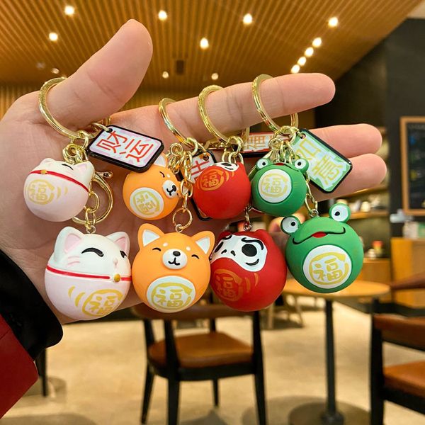 cartoon blessing keychain alloy cartoon keyring pendant creative small commodity backpack pendant k32, Silver
cartoon blessing keychain alloy cartoon keyring pendant creative small commodity backpack pendant k32, Silver