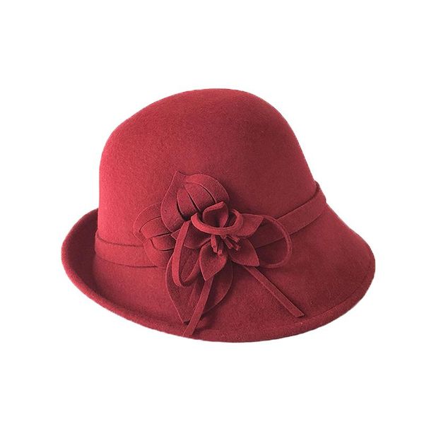 stingy brim hats lady fedoras wool hat female elegant flower autumn and winter dome cap british woolen basin b-8790, Blue;gray
stingy brim hats lady fedoras wool hat female elegant flower autumn and winter dome cap british woolen basin b-8790, Blue;gray
