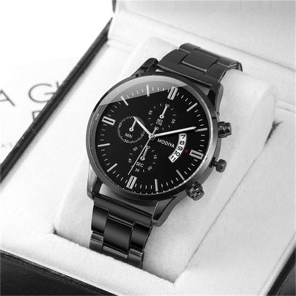 watch steel band modiya men's calendar steel three eye large window, Slivery;brown
watch steel band modiya men's calendar steel three eye large window, Slivery;brown