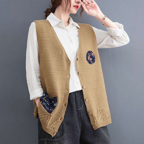 autumn winter fashion printing collage loose comfortable casual knitted cardigan vest jacket women, White
autumn winter fashion printing collage loose comfortable casual knitted cardigan vest jacket women, White