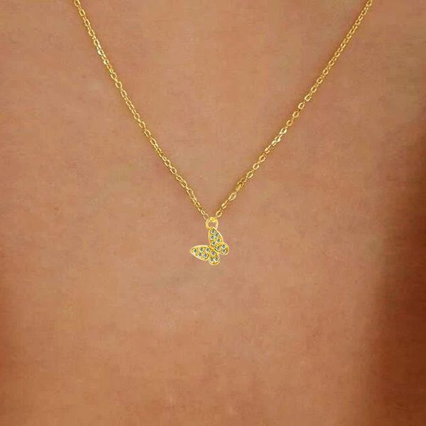 pendant necklaces bohemia necklace creative retro simple alloy butterfly clavicle chain fashion ins for women jewelry gift accessories, Silver
pendant necklaces bohemia necklace creative retro simple alloy butterfly clavicle chain fashion ins for women jewelry gift accessories, Silver