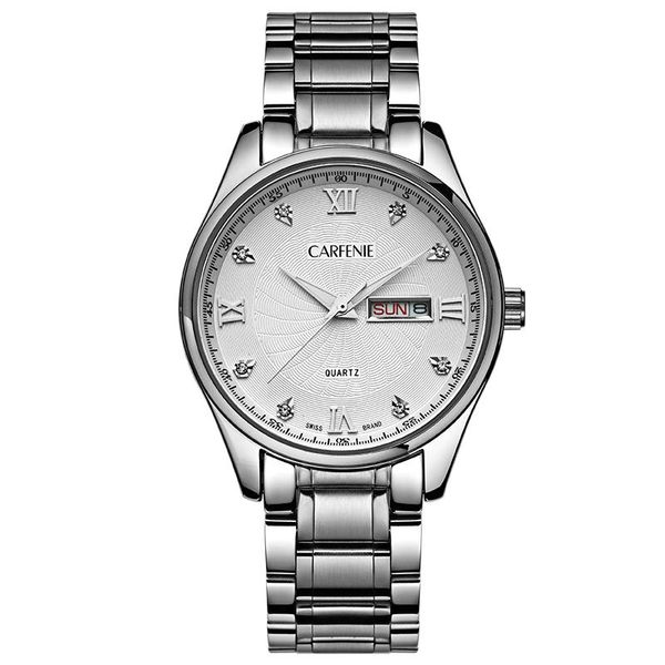 wristwatches carfenie brand lovers' couples quartz men watch women valentine gift clock watches ladies 30m waterproof, Slivery;brown
wristwatches carfenie brand lovers' couples quartz men watch women valentine gift clock watches ladies 30m waterproof, Slivery;brown