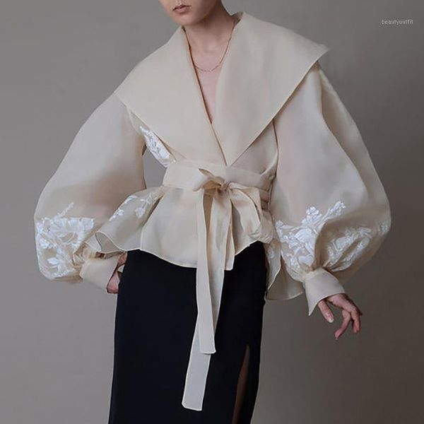 women's blouses & shirts women fashion vintage skew collar lantern sleeves blouse elegant sashes shirt for female stylish clothes, White
women's blouses & shirts women fashion vintage skew collar lantern sleeves blouse elegant sashes shirt for female stylish clothes, White