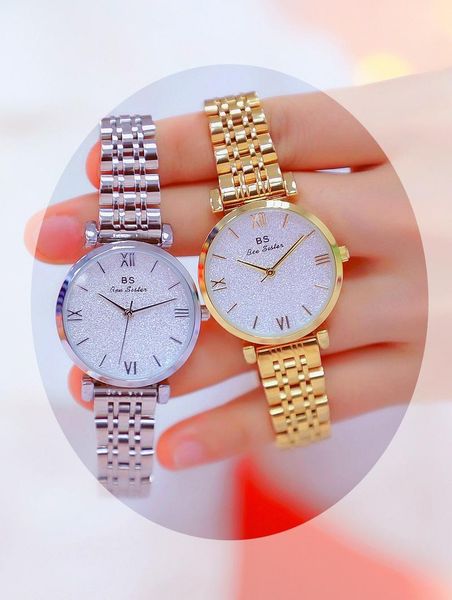wristwatches bs luxury women fashion watches crystal female wristwatch relogio feminino rose gold dress, Slivery;brown
wristwatches bs luxury women fashion watches crystal female wristwatch relogio feminino rose gold dress, Slivery;brown
