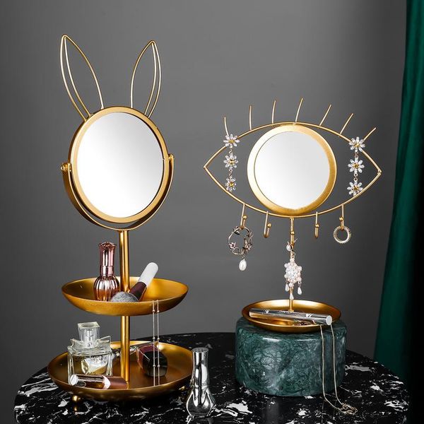 mirrors creative eye / makeup mirror nordic tray earring rack gold trim decorative jewelry hook storage tjj
mirrors creative eye / makeup mirror nordic tray earring rack gold trim decorative jewelry hook storage tjj