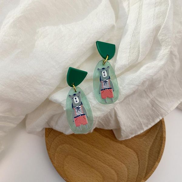 dangle & chandelier ziccowong cartoon acrylic bear drop earring for women girl party jewelry lovely animal resin geometric big gift, Silver
dangle & chandelier ziccowong cartoon acrylic bear drop earring for women girl party jewelry lovely animal resin geometric big gift, Silver