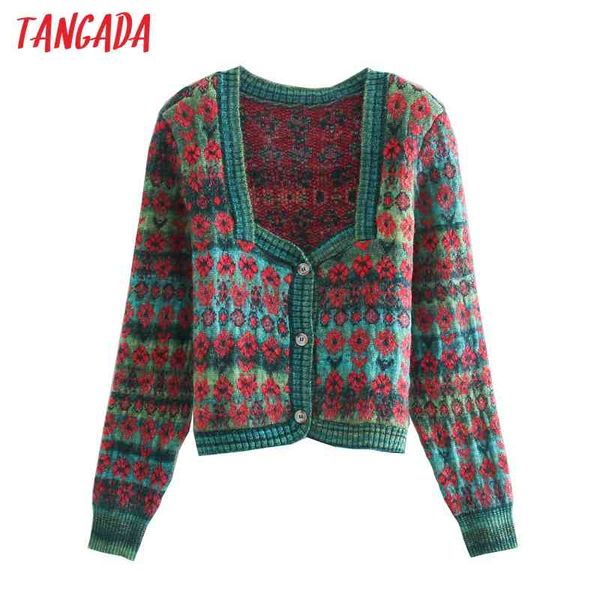 autumn winter women flowers knitted cardigan sweater jumper vintage button-up female outerwear 3h322 210416, White;black
autumn winter women flowers knitted cardigan sweater jumper vintage button-up female outerwear 3h322 210416, White;black