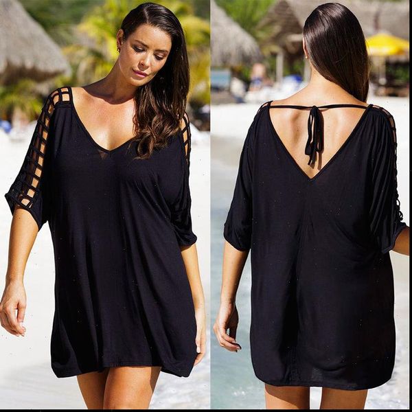 3xl plus size summer women shirt beach bikini cover up loose black blouse beachwear swim wear kimono clothing, White
3xl plus size summer women shirt beach bikini cover up loose black blouse beachwear swim wear kimono clothing, White