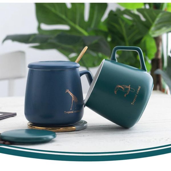 mugs 1 set houseware mug with lid spoon drinking cup coffee stylish and exquisite casual porcelain
mugs 1 set houseware mug with lid spoon drinking cup coffee stylish and exquisite casual porcelain