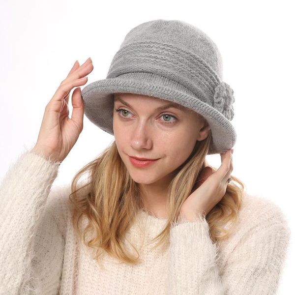 wide brim hats 2021 all-match winter women fur knitted plus velvet thickening warmth basin wool elegant 7 colors elder gifts, Blue;gray
wide brim hats 2021 all-match winter women fur knitted plus velvet thickening warmth basin wool elegant 7 colors elder gifts, Blue;gray