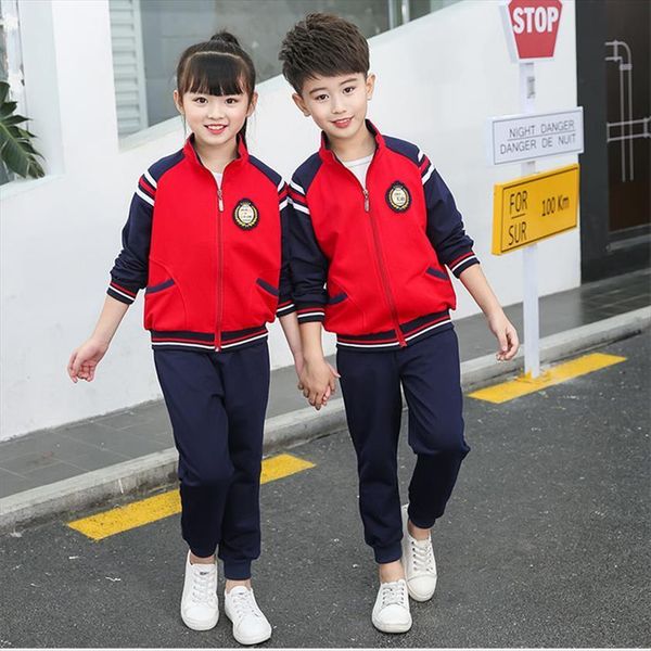 kindergarten spring and autumn clothing set primary school uniforms british baseball uniform, White
kindergarten spring and autumn clothing set primary school uniforms british baseball uniform, White