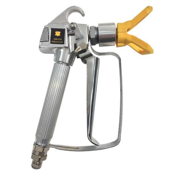 professional spray guns 3600psi 24800kpa airless spraying gun machine paint sprayer accessory aluminum alloy
professional spray guns 3600psi 24800kpa airless spraying gun machine paint sprayer accessory aluminum alloy