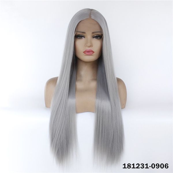 synthetic lacefrontal wig simulation human hair lace front wigs 12~26 inches silky straight grey color perruques 181231-0906, Black;brown
synthetic lacefrontal wig simulation human hair lace front wigs 12~26 inches silky straight grey color perruques 181231-0906, Black;brown