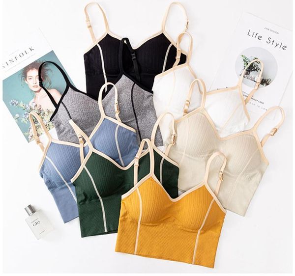 camisoles & tanks summer girls' vest seamless u-shaped back tube women's sports underwear bra bralette brassiere, Black;white
camisoles & tanks summer girls' vest seamless u-shaped back tube women's sports underwear bra bralette brassiere, Black;white