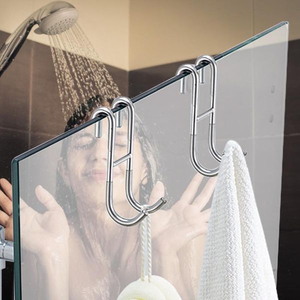 hooks & rails 2 pieces of shower glass door hook 304 stainless steel hanger wall hangers heavy load rack kitchen bathroomm
hooks & rails 2 pieces of shower glass door hook 304 stainless steel hanger wall hangers heavy load rack kitchen bathroomm